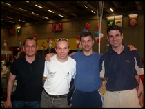 photo de famille : Jrome, Arnaud, Fabrice & Olivier ...