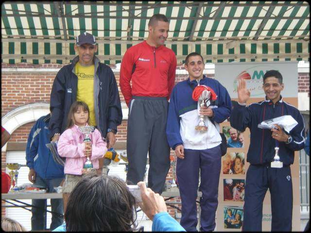 le podium du 10 Km ...