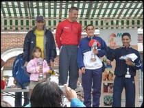 le podium du 10 Km ...