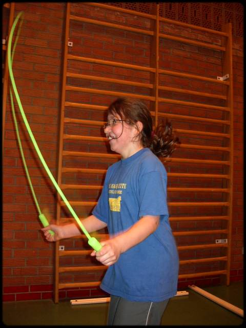 Vanessa  l'atelier saut  la corde ...