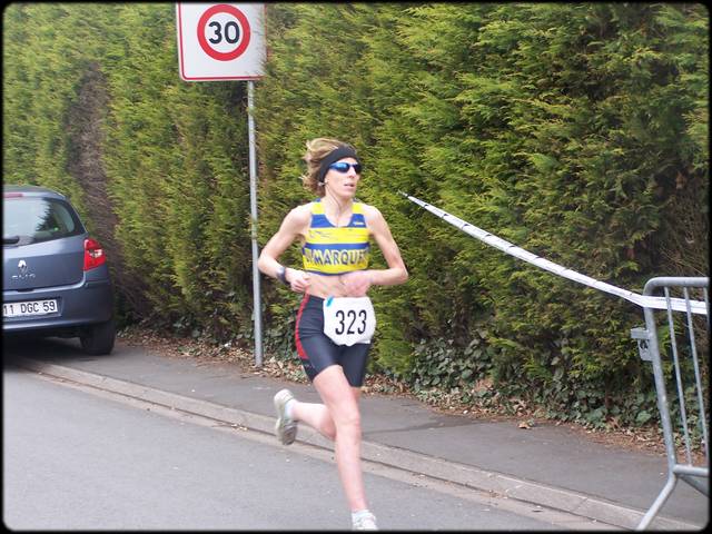 Carole Florange sur le semi-marathon ...