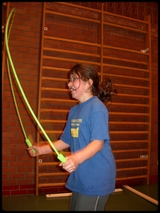Vanessa  l'atelier saut  la corde ...