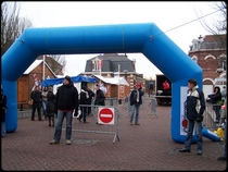  1/2 heure du dpart de la course des jeunes ...