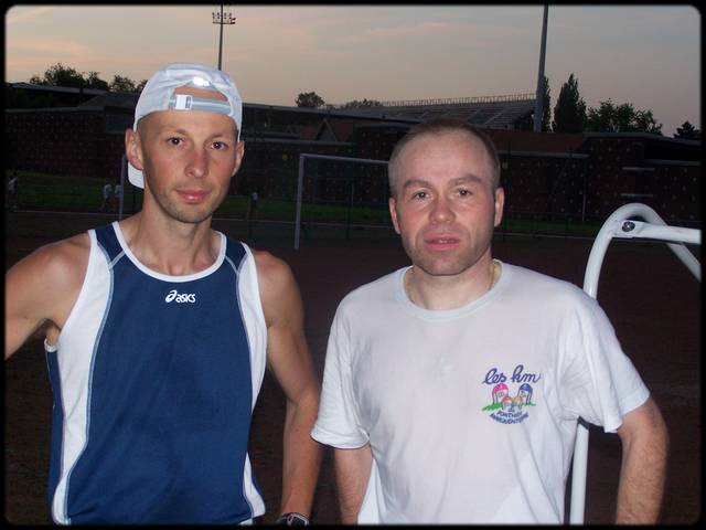 Christophe & Arnaud 3 jours avant le marathon ...