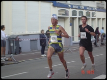 l'envol de Christophe sur le 10 Km ...