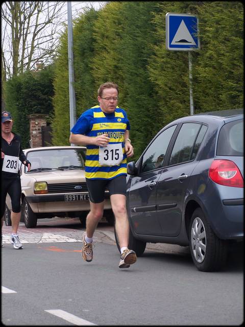 Hugues Duthoit sur le 21 Km ...