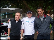 Arnaud, Fabien & Olivier avant le dpart ...