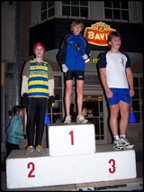 Adrien Lejeune sur la 2me marche du podium ...
