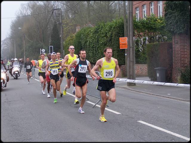 la tte de course du 21 Km ...