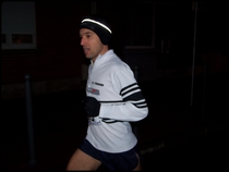 Mounir Belmahdi en tte de course dans les 1ers Kms ...