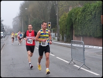 sur le semi-marathon, Thibault Boulanger n'est pas encore passe dans le rouge et en garde sous la semelle ...