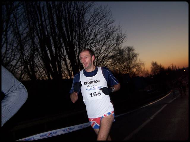 le bon tempo pour ce coureur ...