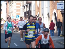 Sbastien attaque le 6me Km ...
