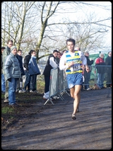 Alain Douguet en tte du cross long ...