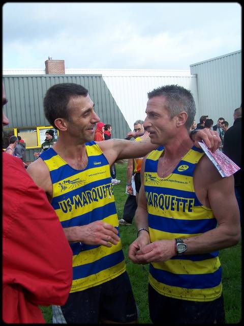 Franck Le Trionnaire & Alain Chatelain se flicitent ...