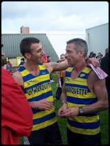 Franck Le Trionnaire & Alain Chatelain se flicitent ...