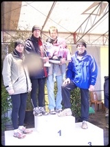 l'quipe vtranne de l'U.S.Marquette championne des 1/2 finales de cross ...