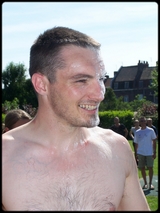 eau et farine sur le visage ...