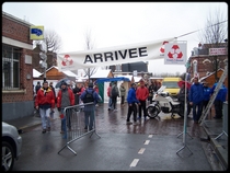 la zone de dpart-arrive ...