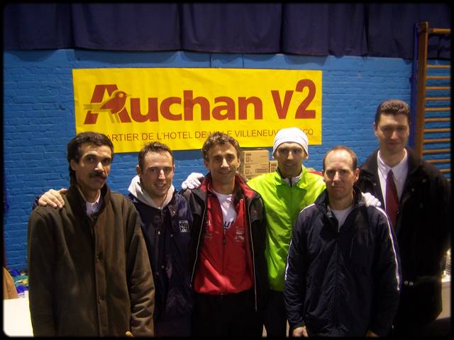 l'quipe Auchan au complet ...