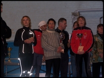 le podium fminin du 10 Km ...