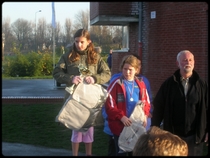 Amandine sur le podium ...