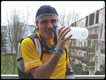 Fabien prt pour le Marathon des Sables 2006 ...