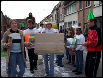 ambiance de folie dans les rue de Marquette ...