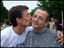 le bisou au vice-Prsident ...