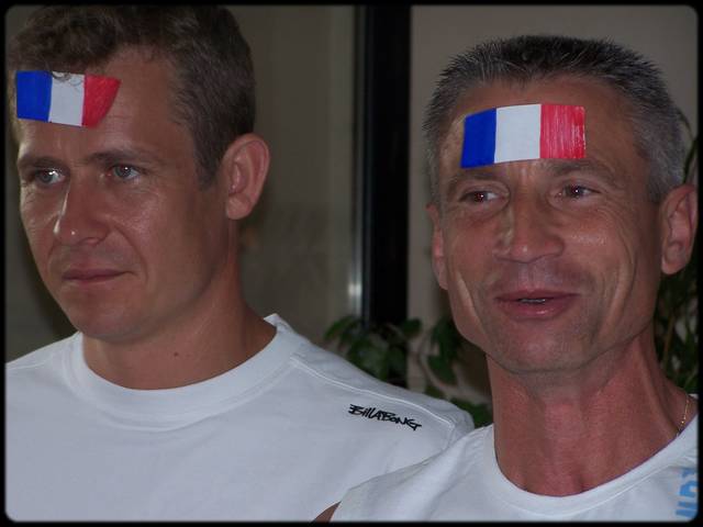 Nicolas & Alain en tricolore ...