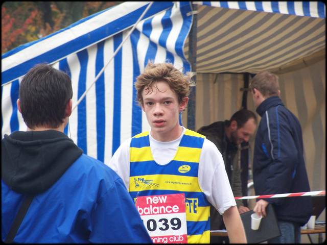 Damien Prouvost, 2me et 2me cadet du 3 Km ...