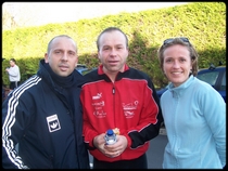 Franck, Arnaud & Ccile aprs la course ...