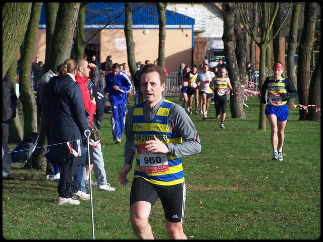 Manu, Fabrice & Arnaud se suivent sur le cross long ...