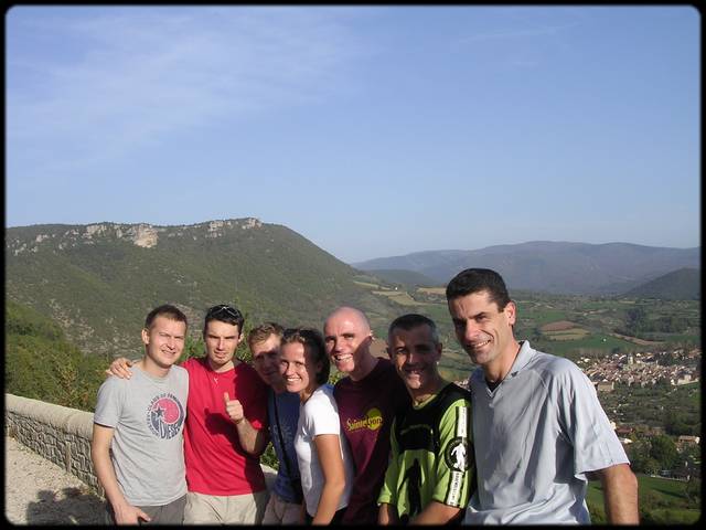 photo de groupe avant la course ...