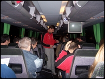 dplacement en bus vers Le Touquet ...