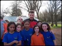 l'quipe des benjamines avec leurs entraineurs ...