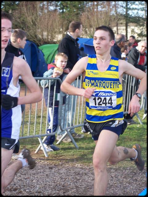 Florian Idziak sur le cross cadet ...