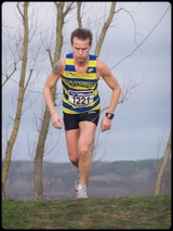 Sebastien Bordet ngocie la descente de la butte ...