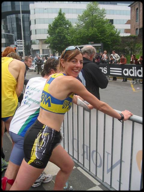 les derniers tirement de Carole avant le marathon ...