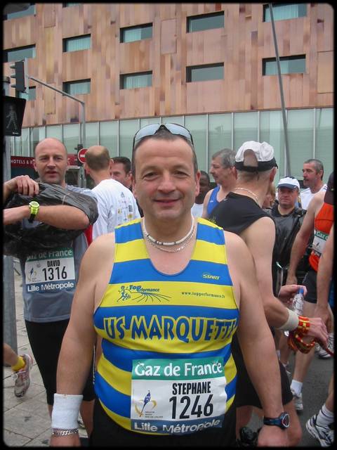 le sourire de Stphane avant le dpart ...