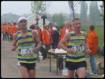 Daniel & Alain au 21me Km ...