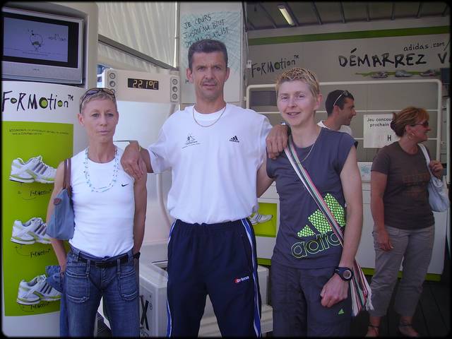 Fabrice entour de Nathalie Vasseur & de Corinne Raux ...