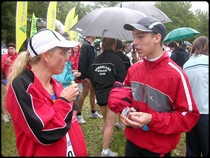 Anne & Florian en pleine discussion ...