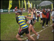 passage de tmoin entre Carole & Florian ...