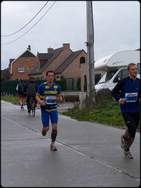  300 m de l'arrive du semi-marathon ...