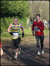 Arnaud termine sa course ...