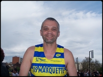 Franois avant son 1er marathon ...