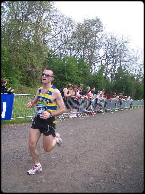 Xavier Colin termine son marathon ...