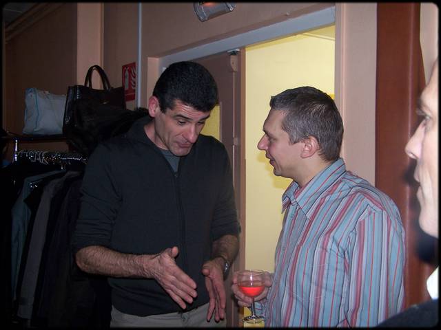 Olivier & Jean-Cyril en pleine discussion ...
