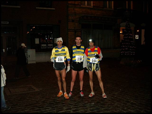 Didier, Gregory & Brahim avant le 10 Km ...